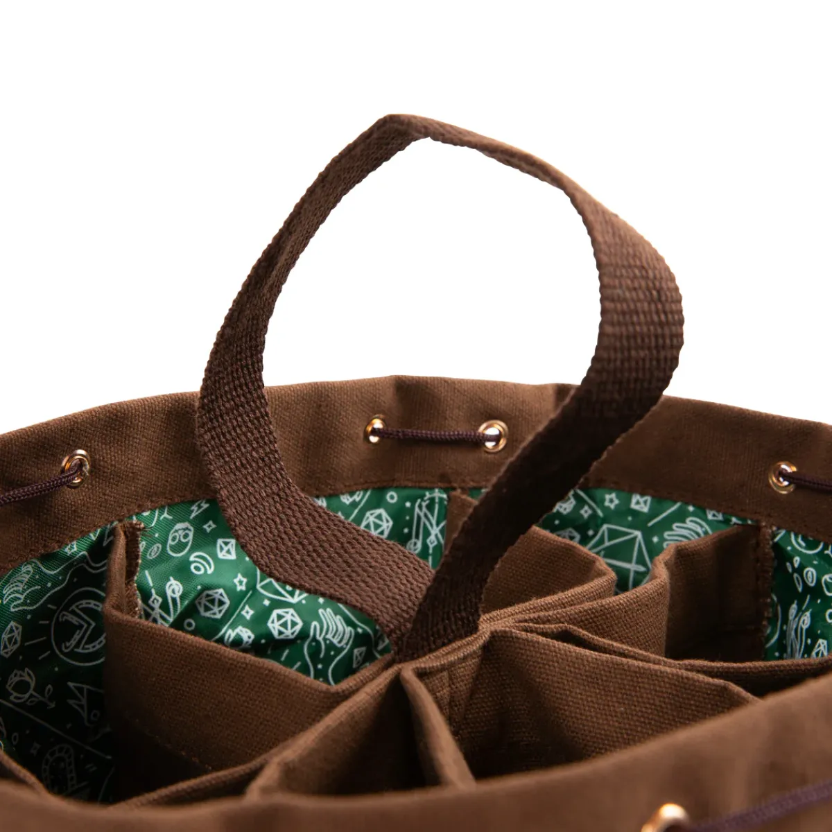 Critical Role Dice And Dice Bags>Bailey's Green Dice Bag of Hoarding