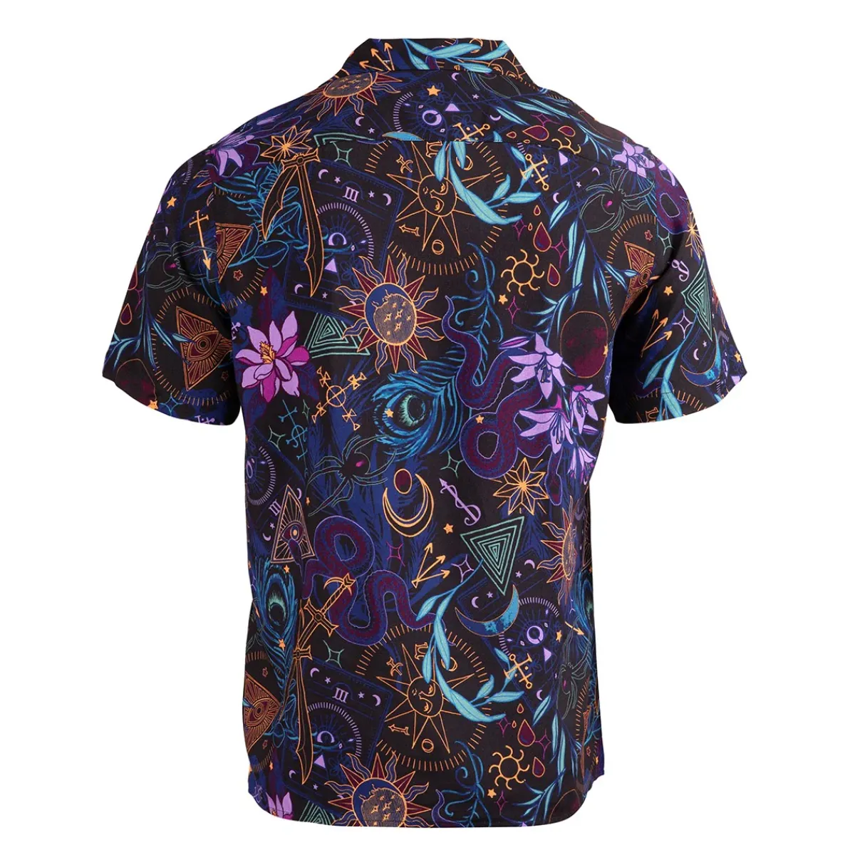 Critical Role Polo & Button Down Shirts>Beauty of Exandria: Creation - Mollymauk Tealeaf Camp Shirt