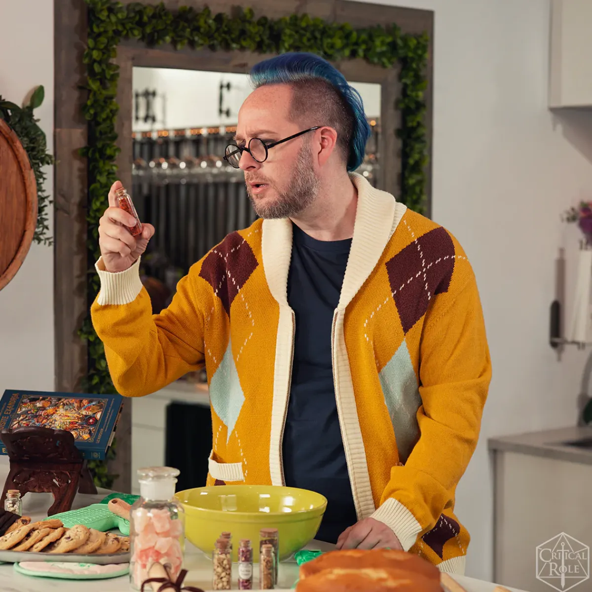 Critical Role Sweaters & Hoodies>Bells Hells Collection: Fresh Cut Grass Cardigan