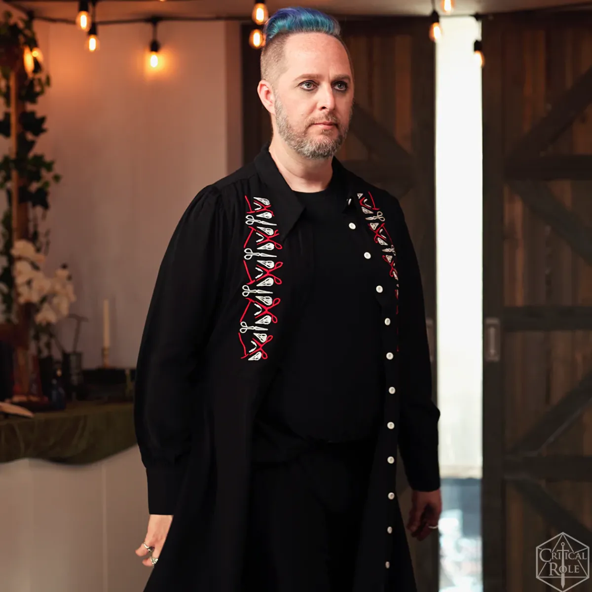 Critical Role Dresses>Bells Hells Collection: Laudna Shirt Dress