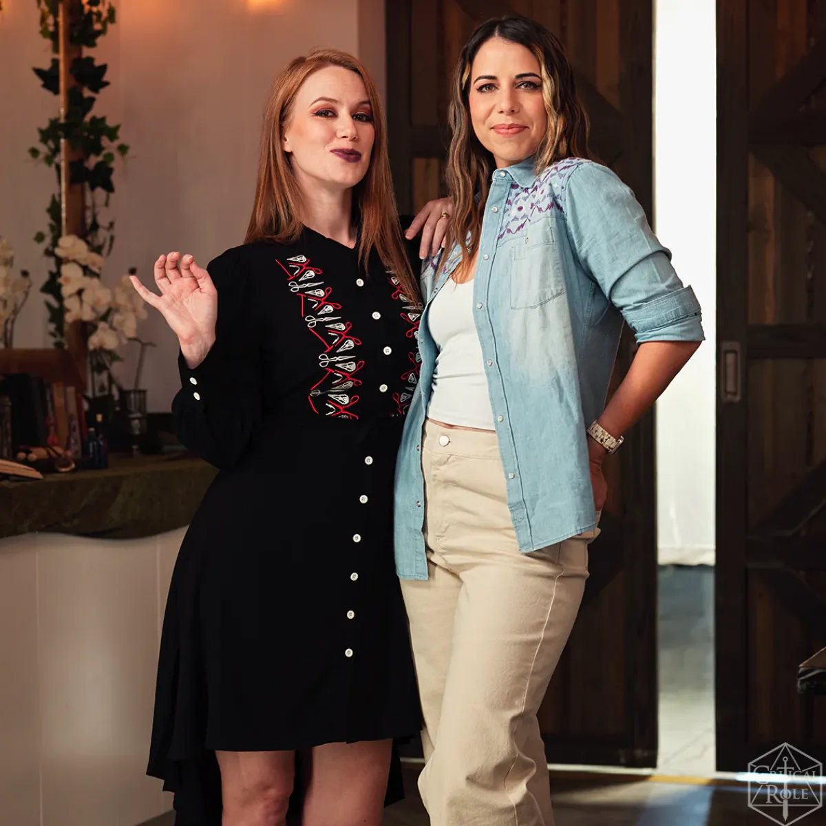 Critical Role Dresses>Bells Hells Collection: Laudna Shirt Dress