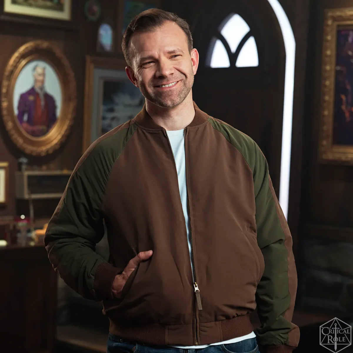 Critical Role Jackets>Bells Hells Collection: Orym of the Air Ashari Bomber Jacket