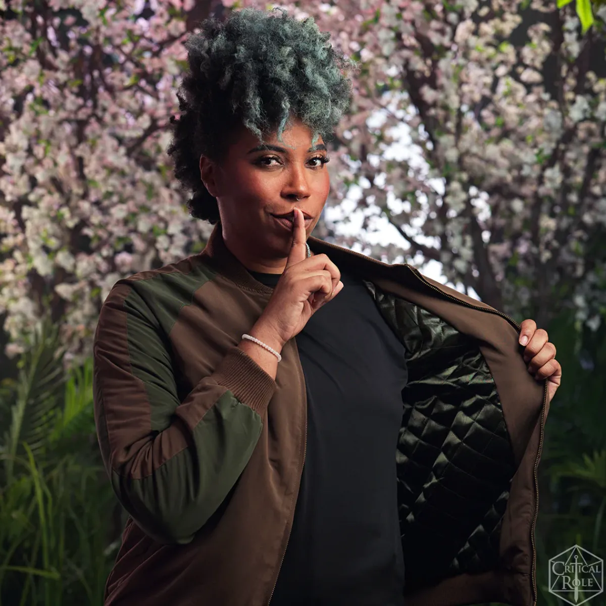 Critical Role Jackets>Bells Hells Collection: Orym of the Air Ashari Bomber Jacket
