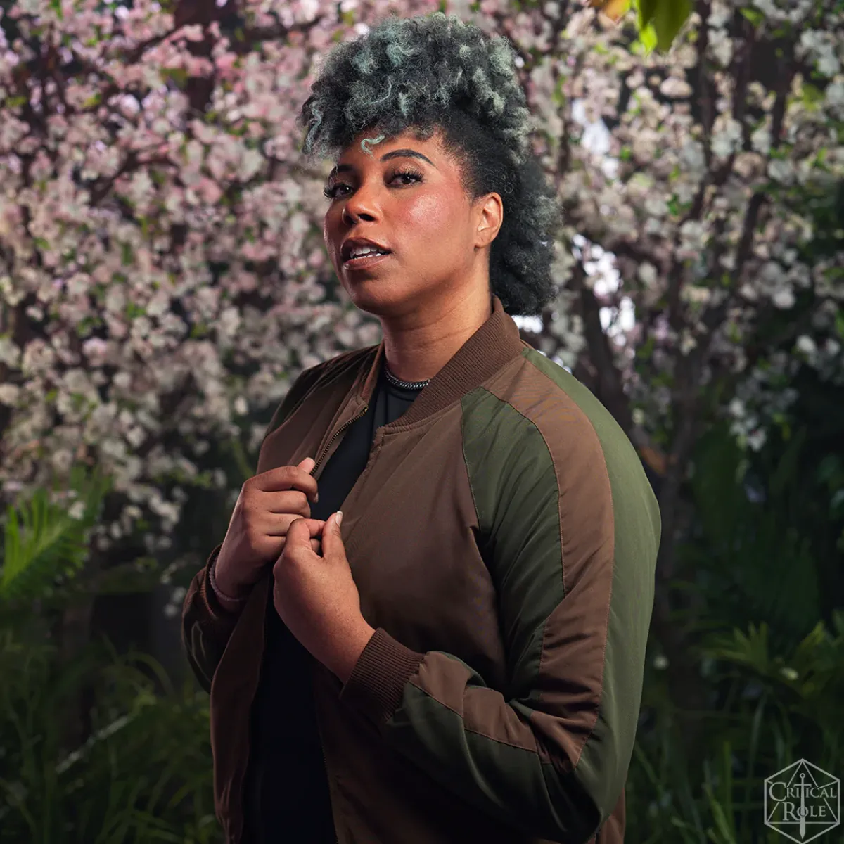 Critical Role Jackets>Bells Hells Collection: Orym of the Air Ashari Bomber Jacket
