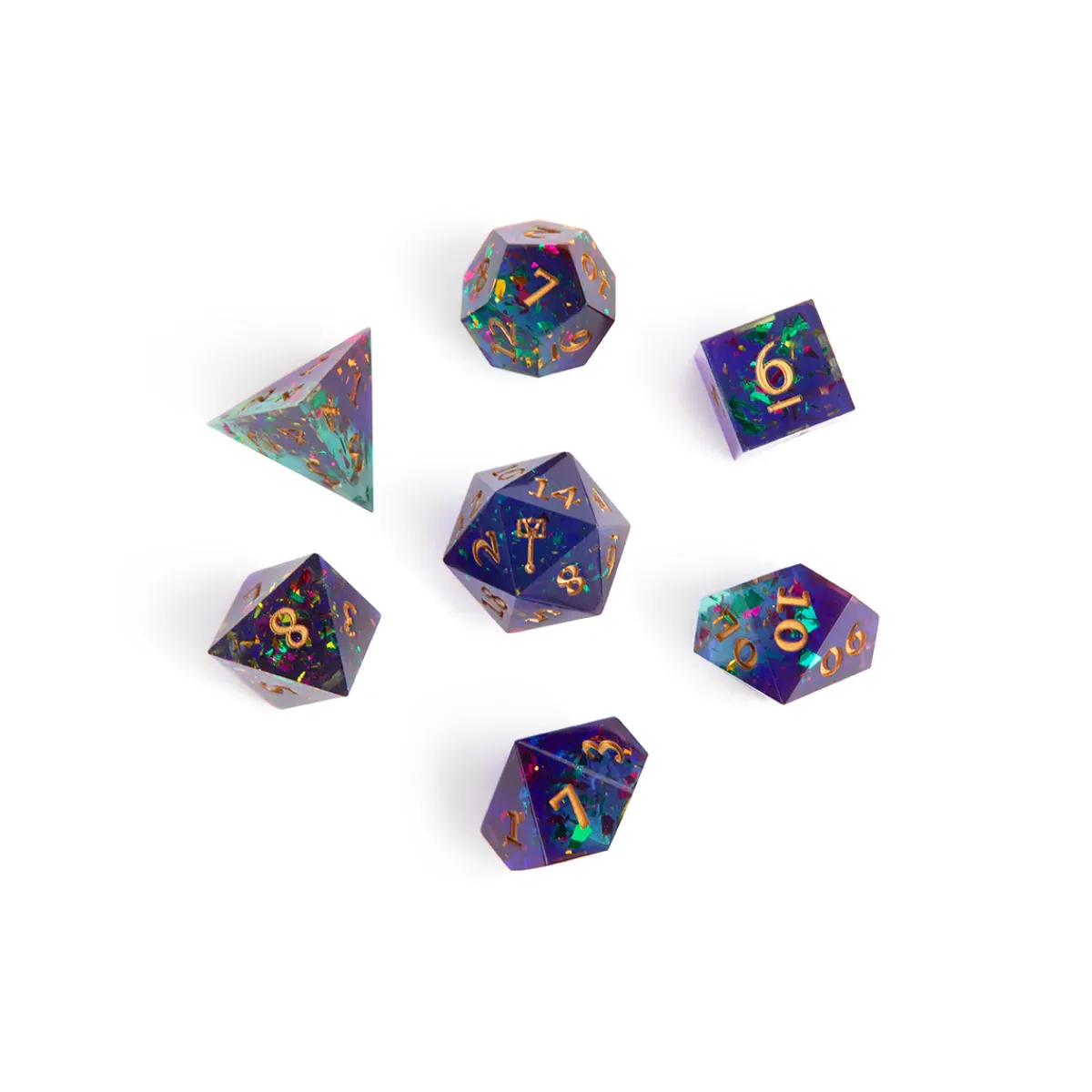 Critical Role Dice And Dice Bags>Bells Hells Dice Set: Ashton Greymoore