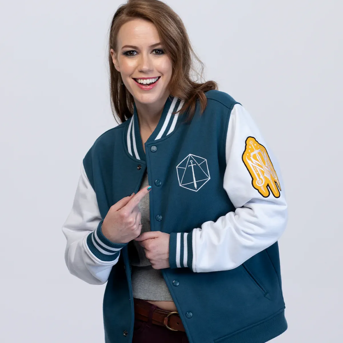 Critical Role Jackets>Cobalt Soul Varsity Jacket