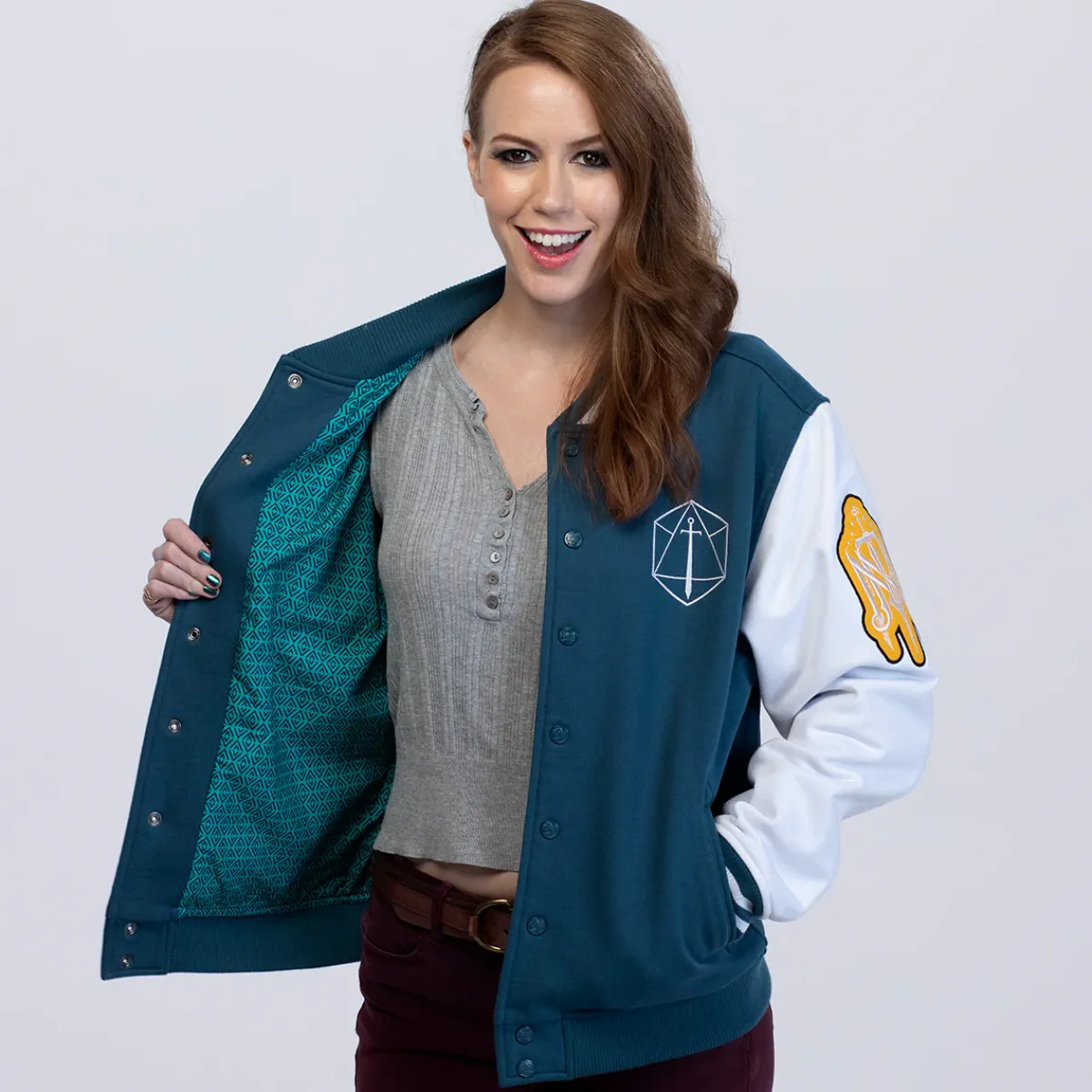 Critical Role Jackets>Cobalt Soul Varsity Jacket