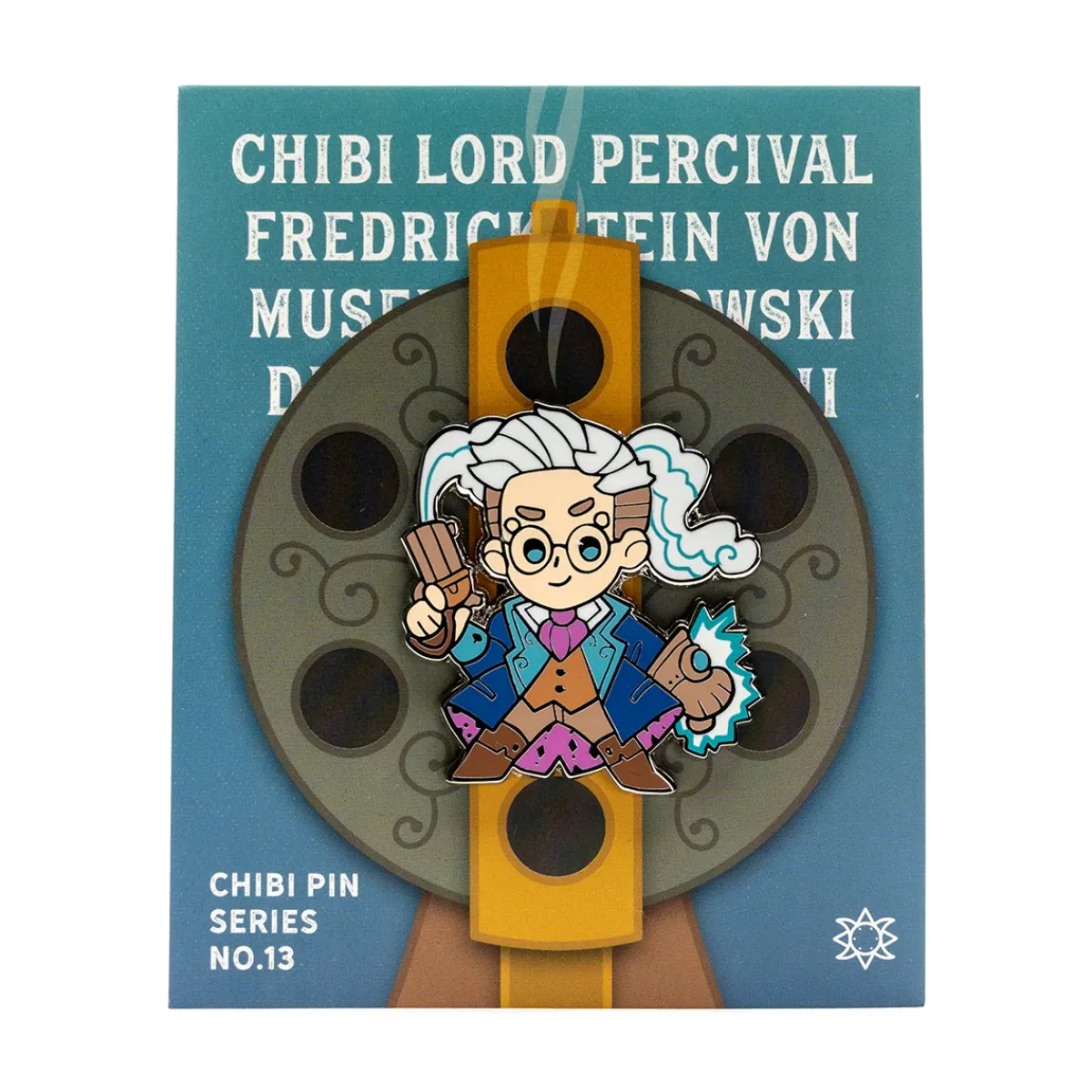Critical Role Pins>Chibi Pin No. 13 - PERCIVAL FREDRICKSTEIN VON MUSEL KLOSSOWSKI DE ROLO III