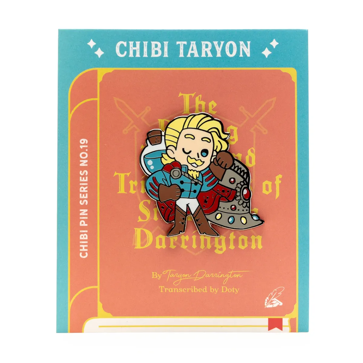 Critical Role Pins>Chibi Pin No. 19 - Taryon Darrington