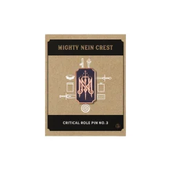 Critical Role Pins>Pin No. 3 - Mighty Nein Crest