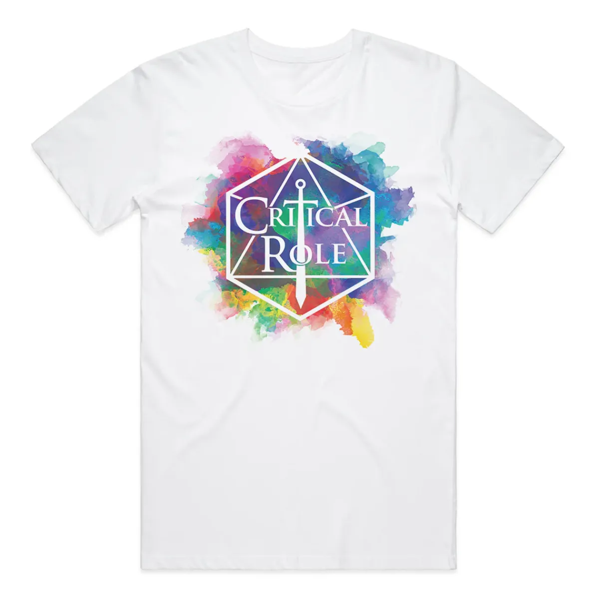 Critical Role T-shirts>Watercolor Logo T-Shirt