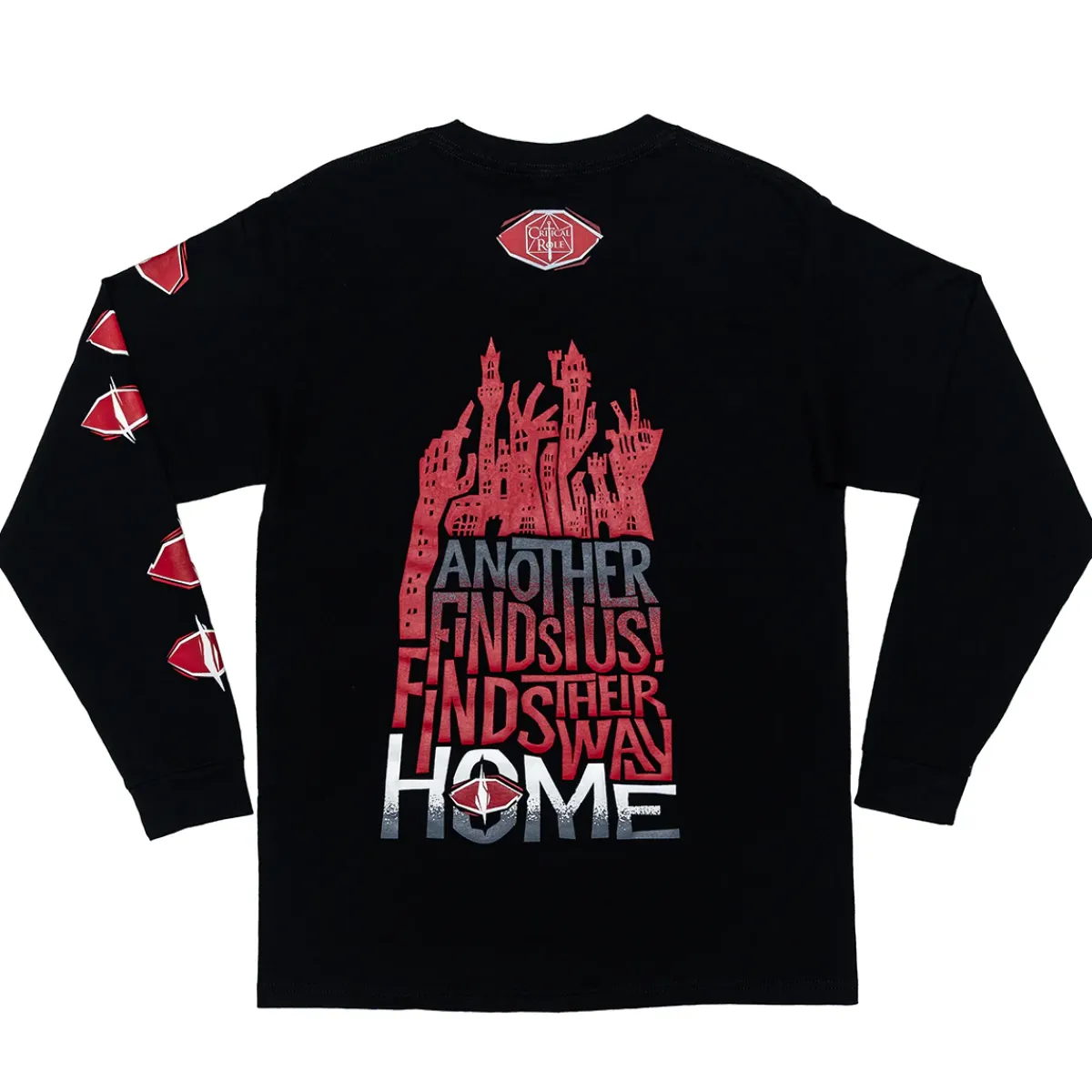 Critical Role T-shirts>Eyes of Nine Long Sleeve T-Shirt
