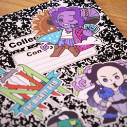 Critical Role Decals And Stickers>Mighty Nein Chibi Vinyl Decals