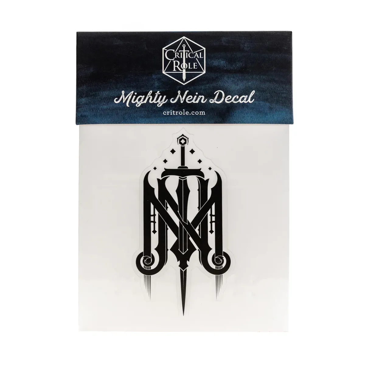 Critical Role Decals And Stickers>Mighty Nein Crest Decal