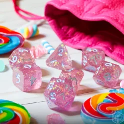 Critical Role Dice And Dice Bags>Mighty Nein Dice Set: Jester Lavorre