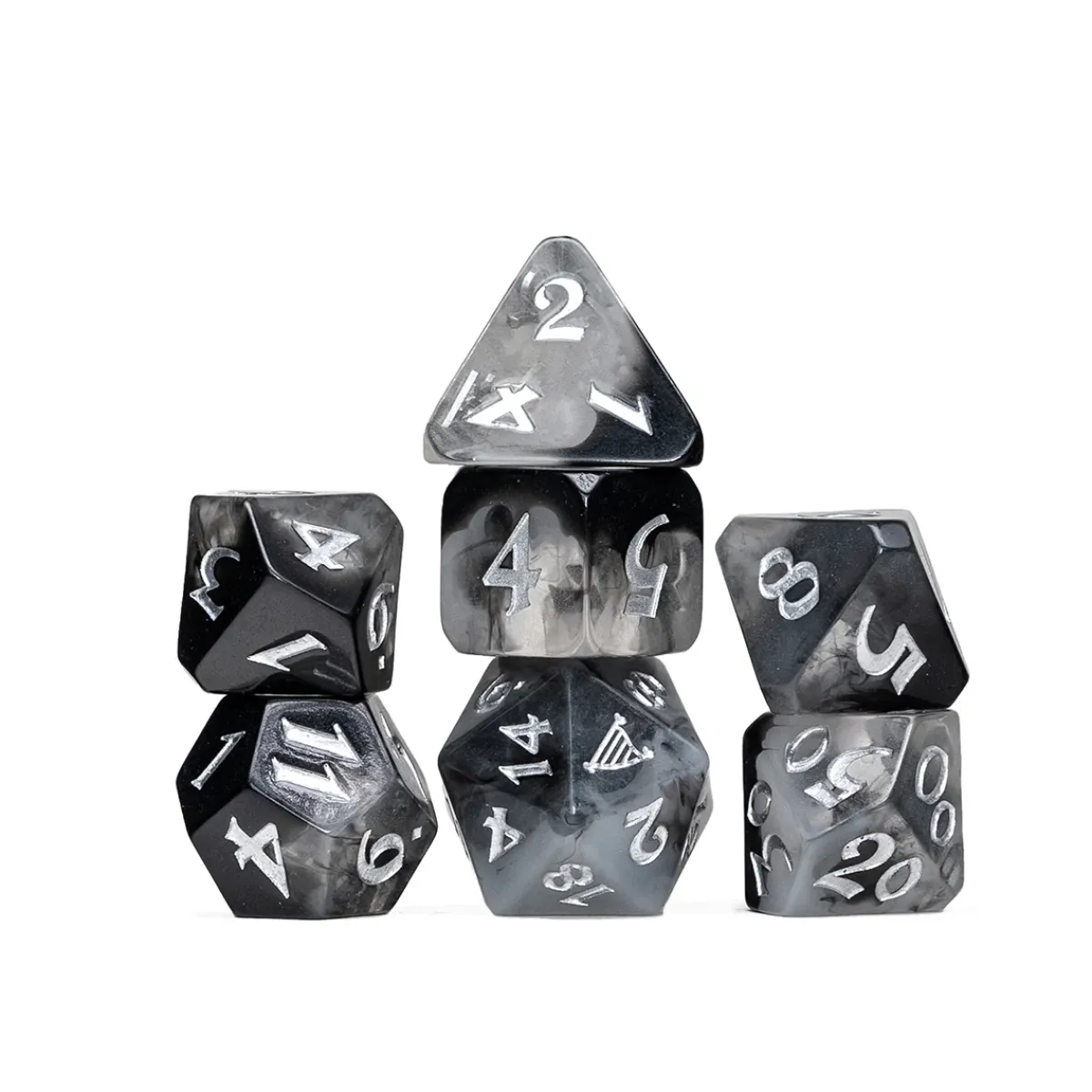 Critical Role Dice And Dice Bags>Mighty Nein Dice Set: Yasha Nydoorin