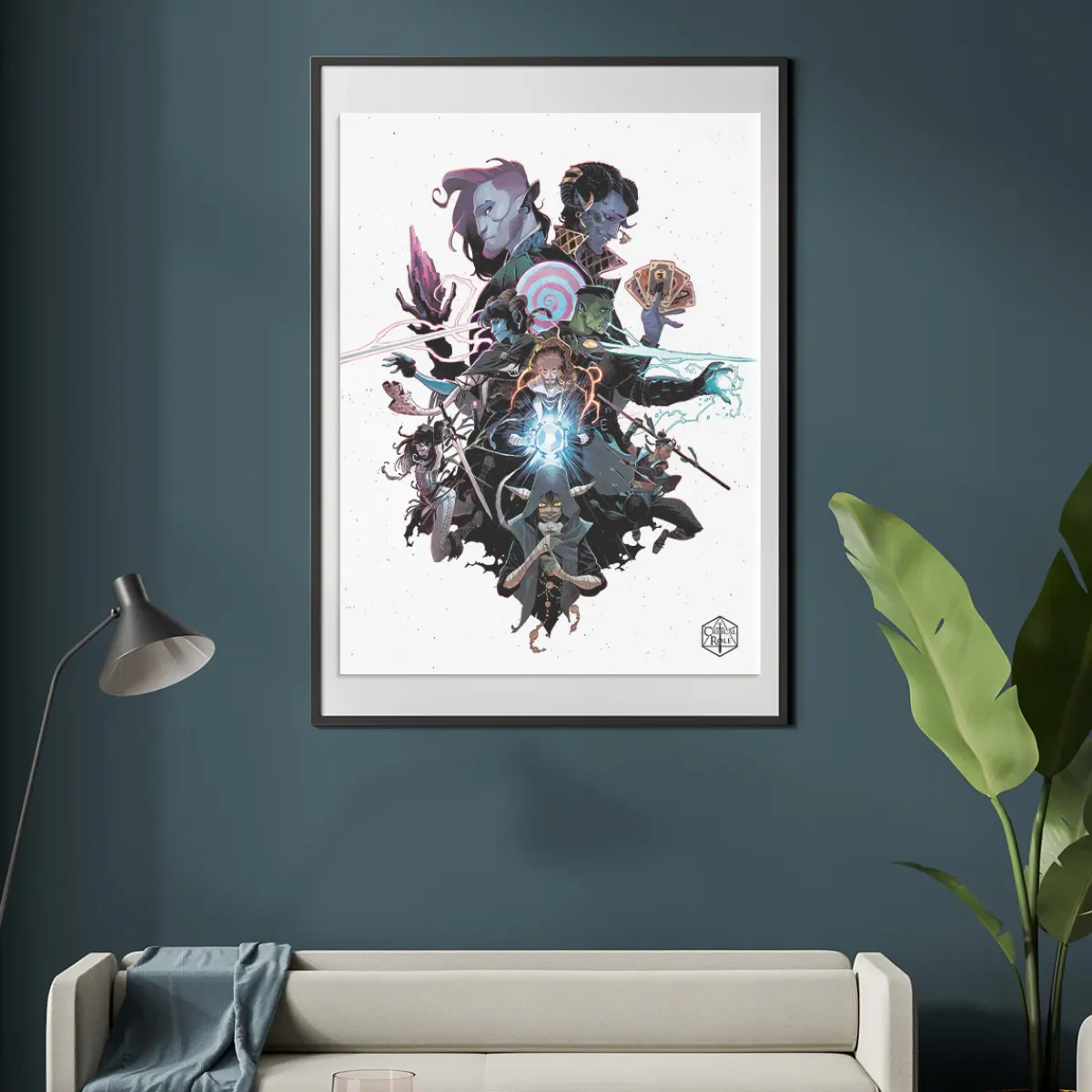 Critical Role Prints>Mighty Nein 50th Episode Art Print by Matteo Scalera & Moreno Dinisio