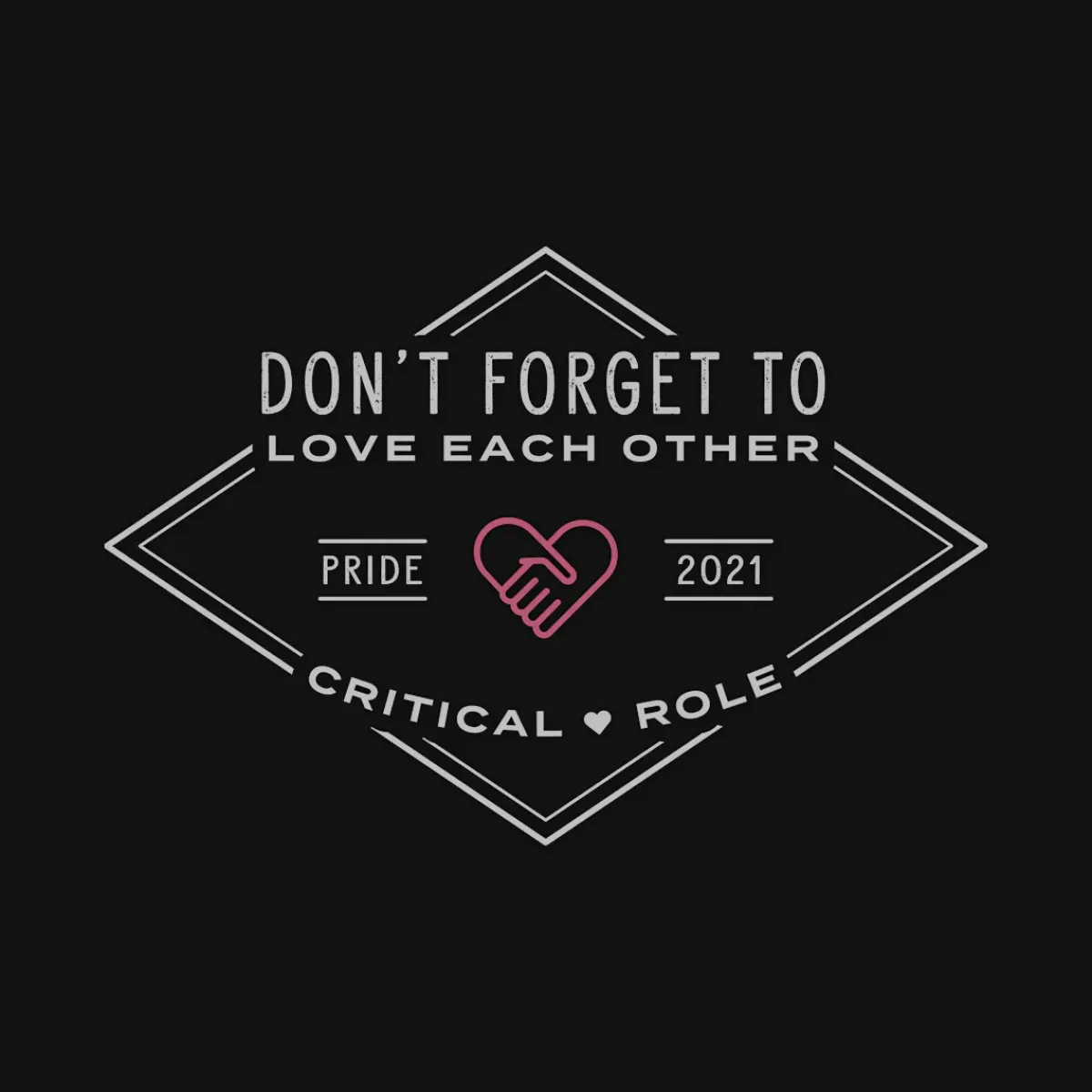 Critical Role T-shirts>Pride 2021 T-Shirt