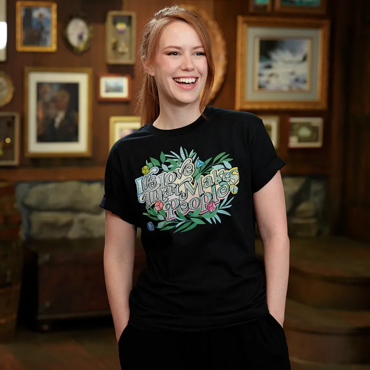 Critical Role T-shirts>Pride: It's Love That Makes People T-Shirt