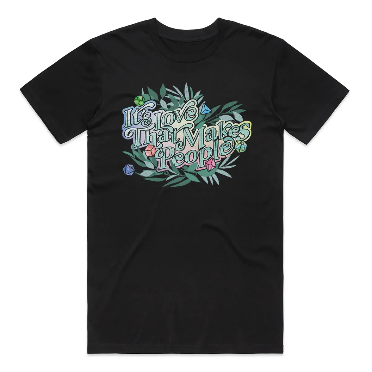 Critical Role T-shirts>Pride: It's Love That Makes People T-Shirt