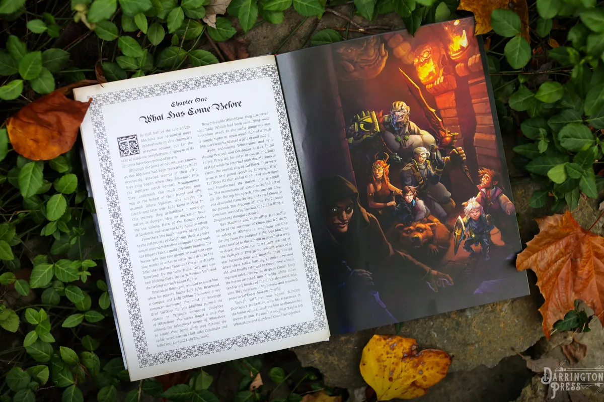 Critical Role Books>The Chronicles of Exandria Vol II: The Legend of Vox Machina