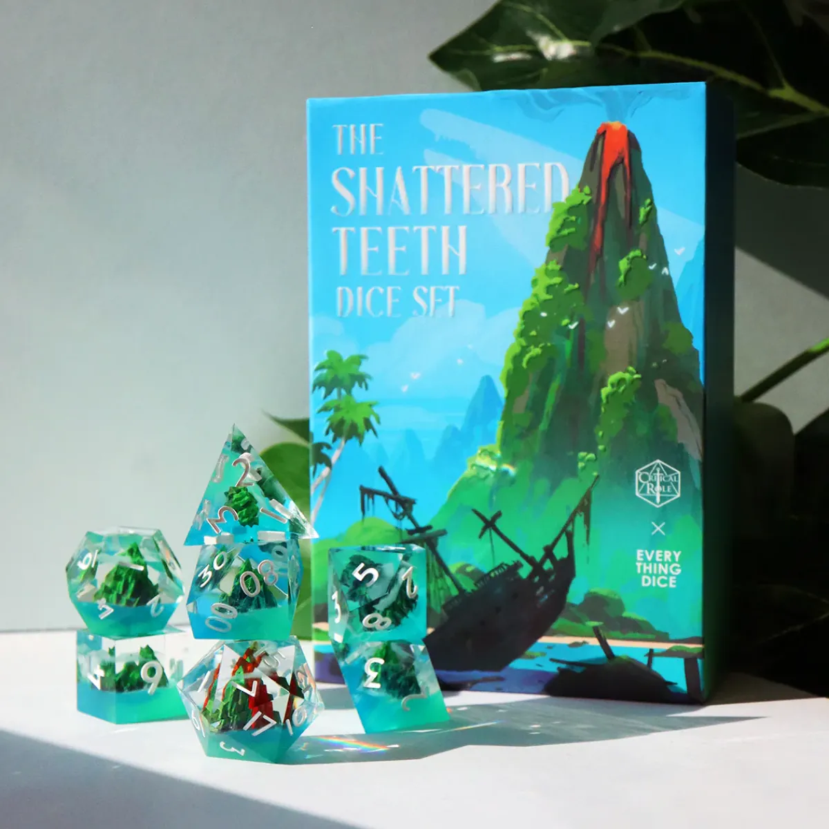 Critical Role Dice And Dice Bags>The Shattered Teeth Dice Set