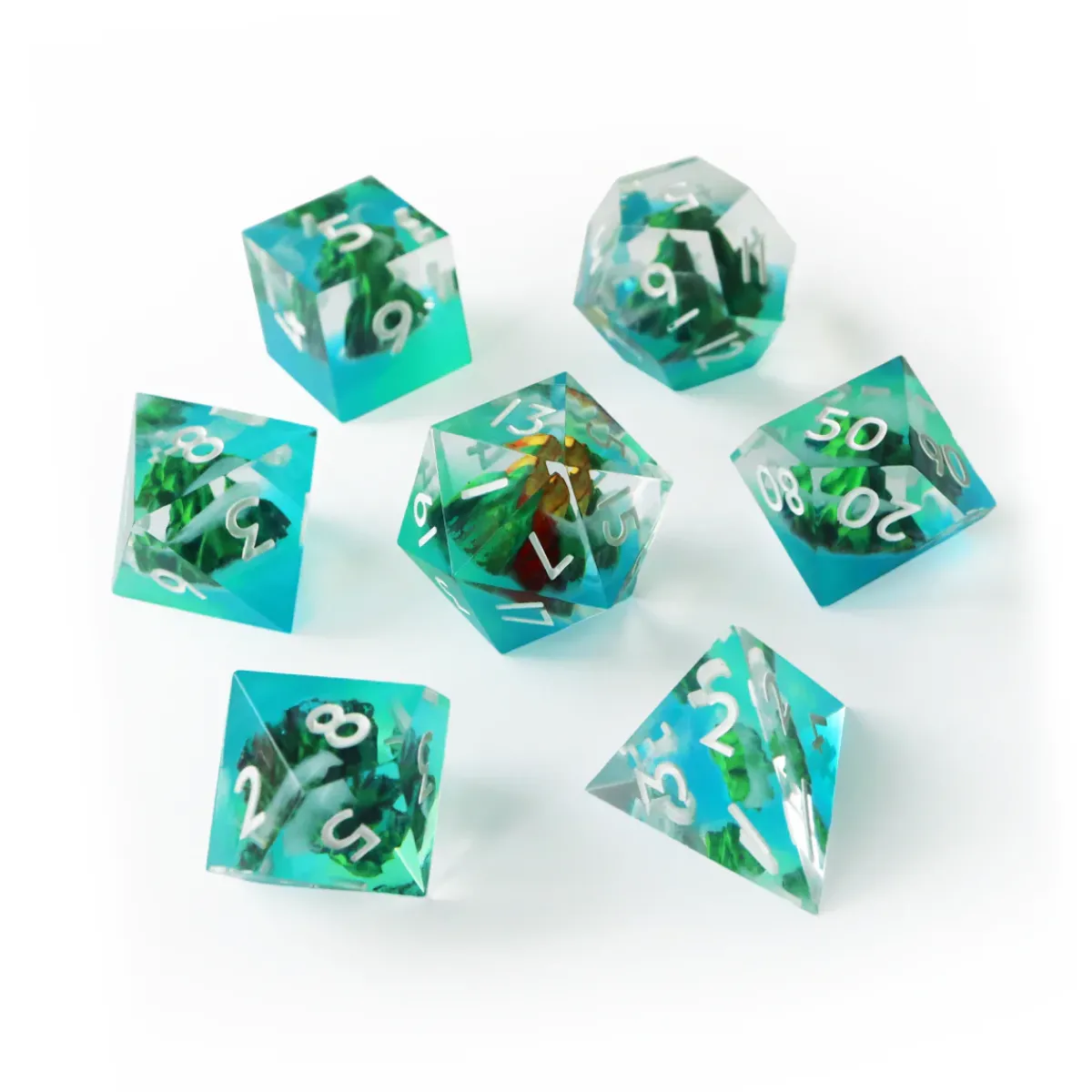 Critical Role Dice And Dice Bags>The Shattered Teeth Dice Set