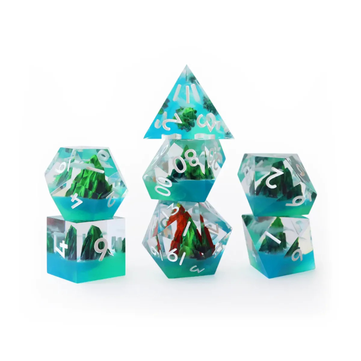 Critical Role Dice And Dice Bags>The Shattered Teeth Dice Set