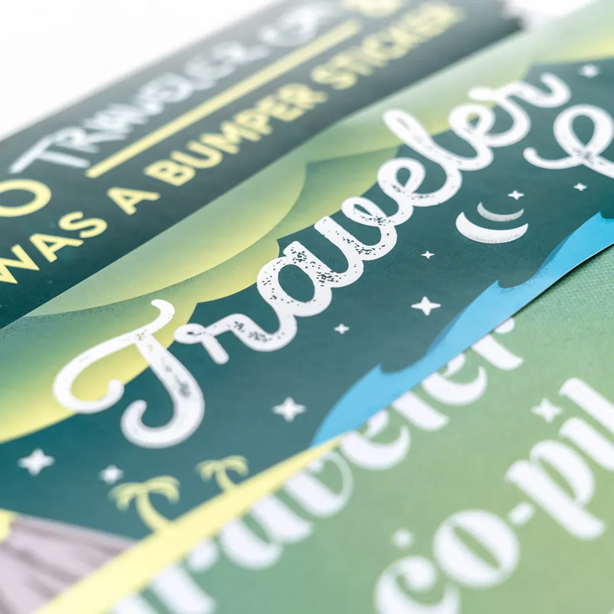 Critical Role Decals And Stickers>Traveler Con Bumper Sticker 3-Pack Set