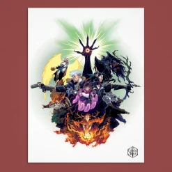 Critical Role Prints>Vox Machina Art Print by Matteo Scalera & Moreno Dinisio