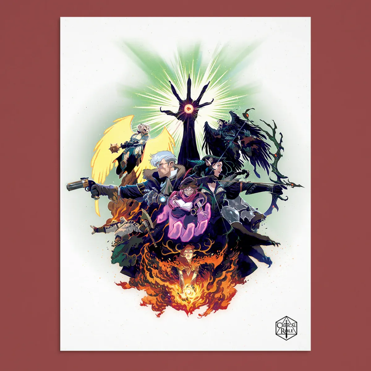 Critical Role Prints>Vox Machina Art Print by Matteo Scalera & Moreno Dinisio