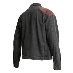 Critical Role Jackets>Vox Machina Collection: Grog Strongjaw Flannel Lined Denim Shirt Jacket
