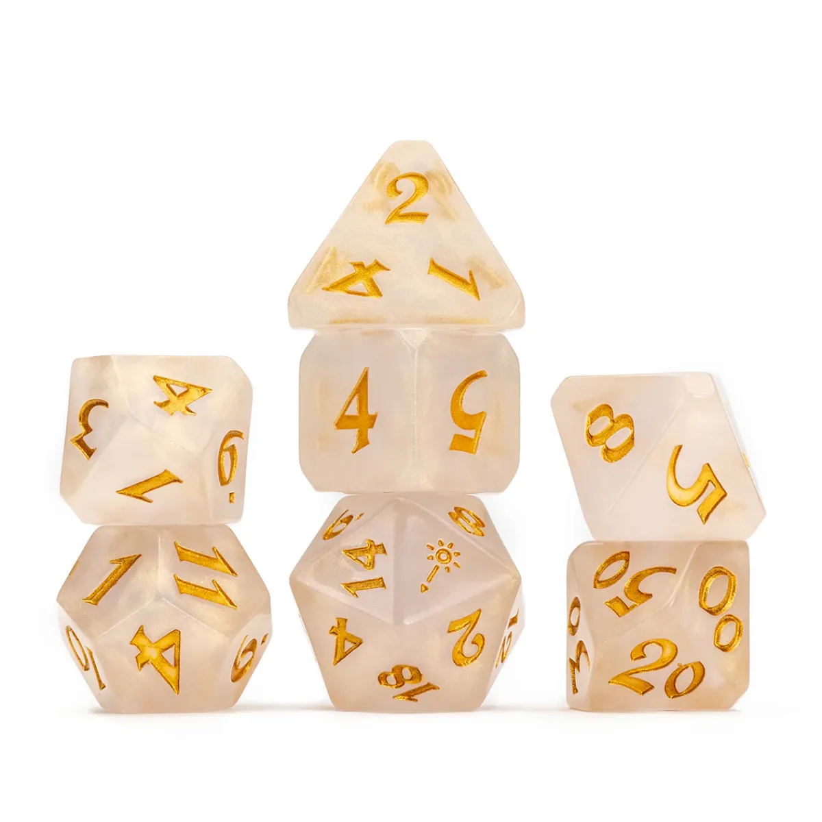 Critical Role Dice And Dice Bags>Vox Machina Dice Set: Pike Trickfoot